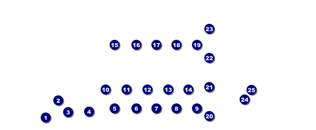 Oklahoma Thunder Game Schedule VIP Purple Front Field Markers