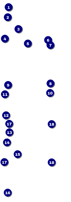 Baseball Camp Event Ticket Front Field Markers