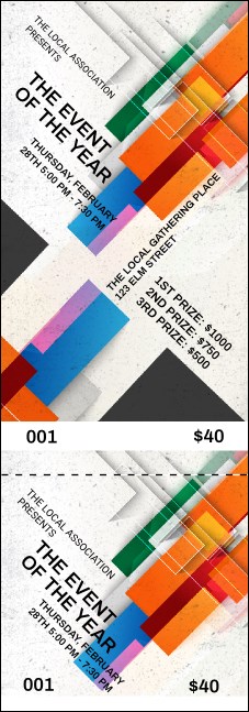All Purpose Angle Event Ticket Product Front