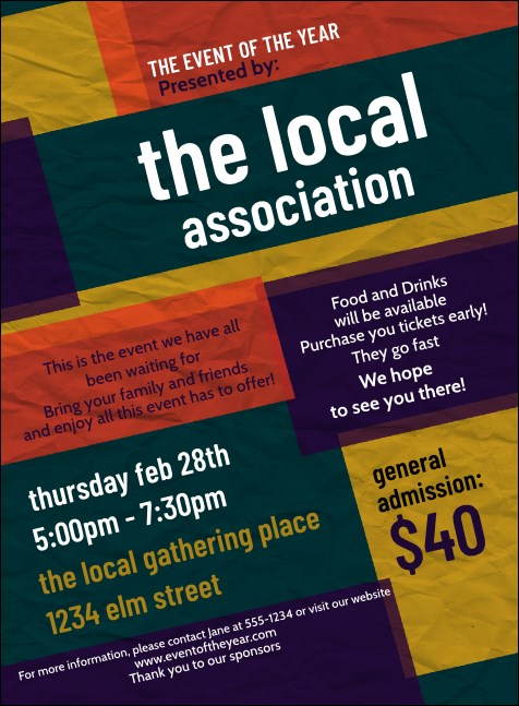 All Purpose Blocks Invitation Product Front