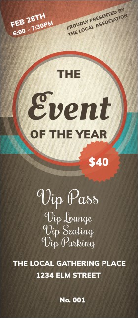 All Purpose Circle VIP Pass Product Front